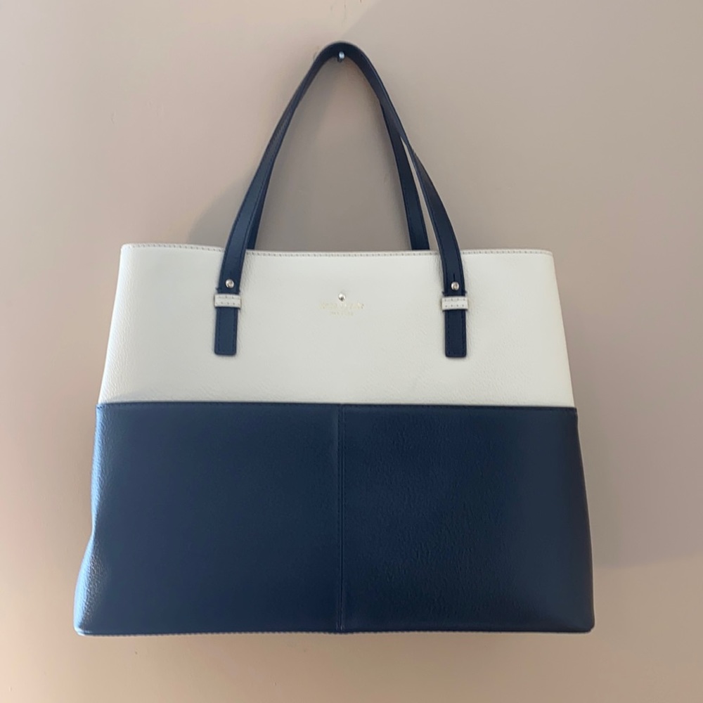 Kate spade tote in black/cream